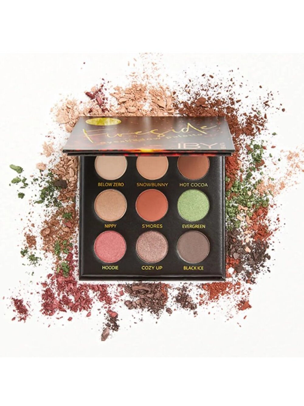 Buy2Get1 - eyeshadow palette UNUSED IBY beauty fireside 9 colors (C63)
